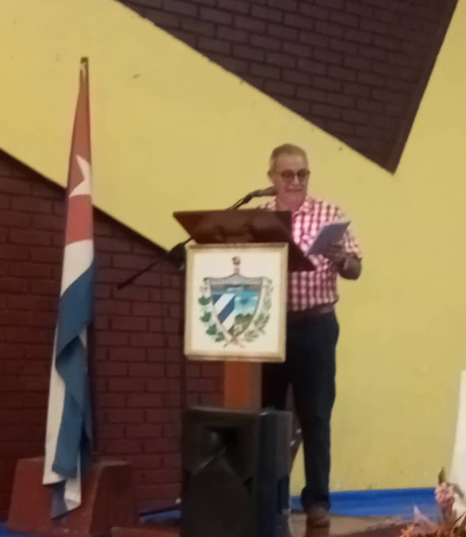 cuba_yudy's tweet photo. Desarrollamos la XXVII Sesión Ordinaria del XVIII Periodo de Mandato de la #AMPP en #SongoLaMaya con la presencia de Alfredo Perez Primer Secretario del #PCC en el territorio y Manuel Falcon Gobernador de la provincia #SantiagodeCuba. https://t.co/HrqdRpJVQs