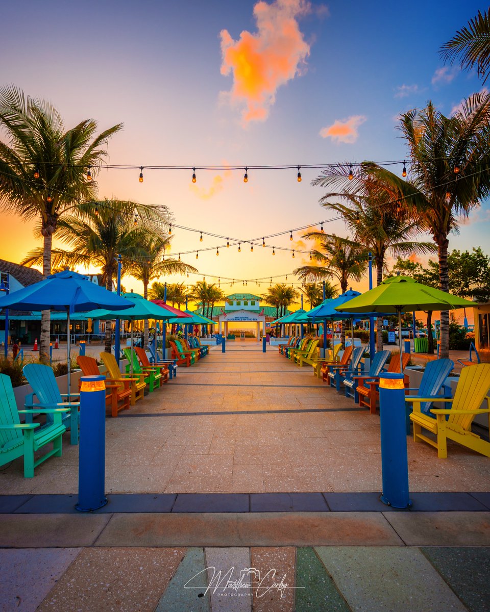 KeishaMasuajp's tweet photo. Chairs with a view—Lauderdale by the Sea at sunrise. https://t.co/iUk2yyxnnp