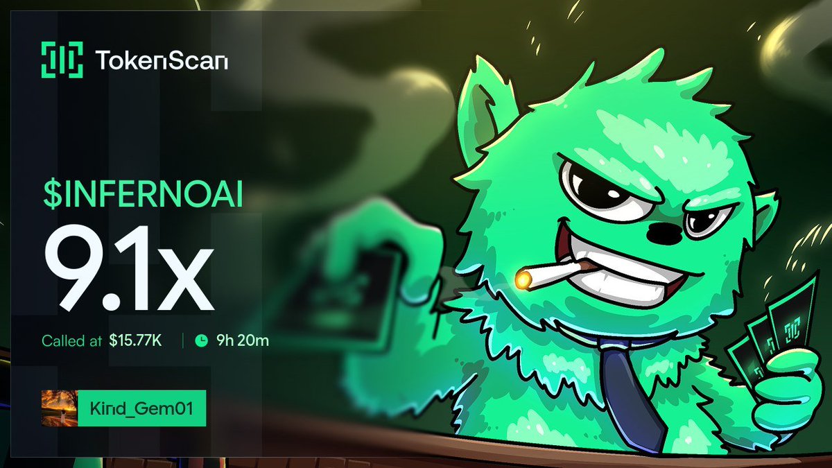 Kind_Gem1's tweet photo. Let's goo 9x from my call on $INFERNOAI dm me to start getting your money up @Kind_Gem01

CA
0x81d31D40Aca12F671d3A4Db44516d84121463CF3 https://t.co/5o3atbFT7P