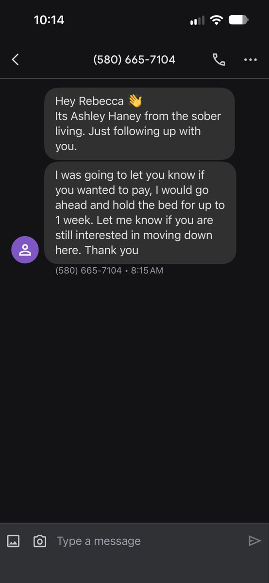 retrograde's tweet photo. Please boost. Received this morning. I really need to get into this sober living house. I’m homeless at the moment. https://t.co/sgoSgpXchy