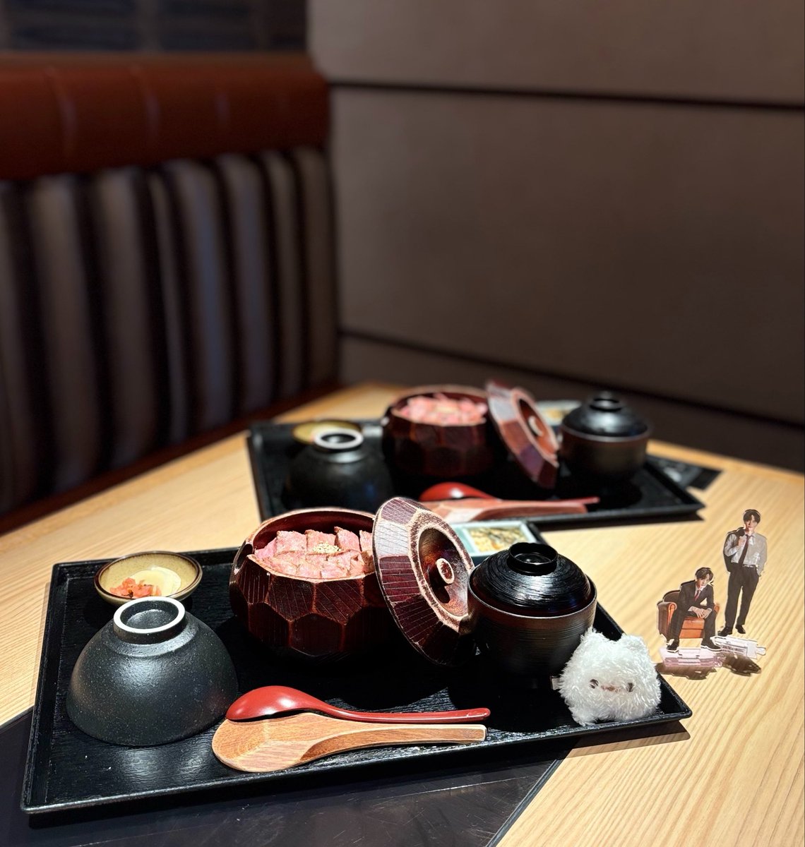 dcnya_3's tweet photo. 📍馬喰一代 名古屋 west 

お肉のひつまぶし♫
特にお茶漬けにして食べるのがすごーく美味しかったです𐔌ᵔ ܸ>⩊<︎︎ ͡ 𐦯💕✨
食後のデザートも美味しかった❣️
#堀海登 https://t.co/DBxfEunK8n