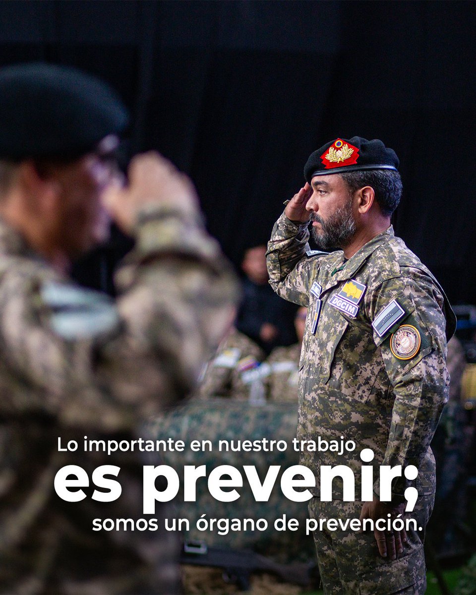 OficialDgcim's tweet photo. En un momento histórico determinante para la patria, la preparación y la disciplina no son una opción: son nuestro deber. https://t.co/HcJd1fH9yQ
