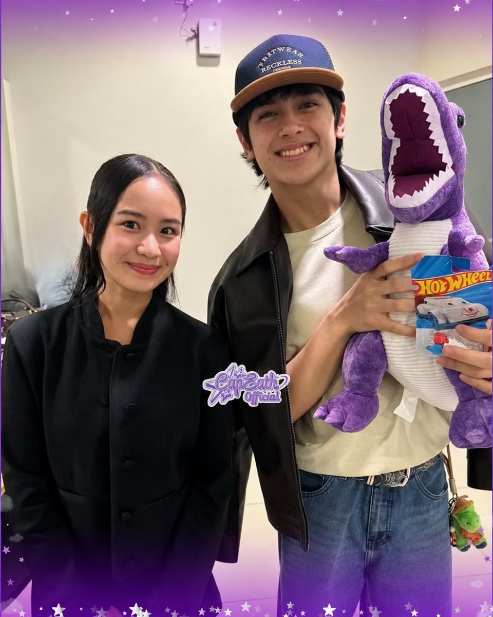 CapEathOfc's tweet photo. Ok na KAPITans binuhat na tayo ni Heath 🦖💜

Let's say Rawr! 

#CapEath #CapriceCayetano #HeathJornales https://t.co/T7MpcAMApU