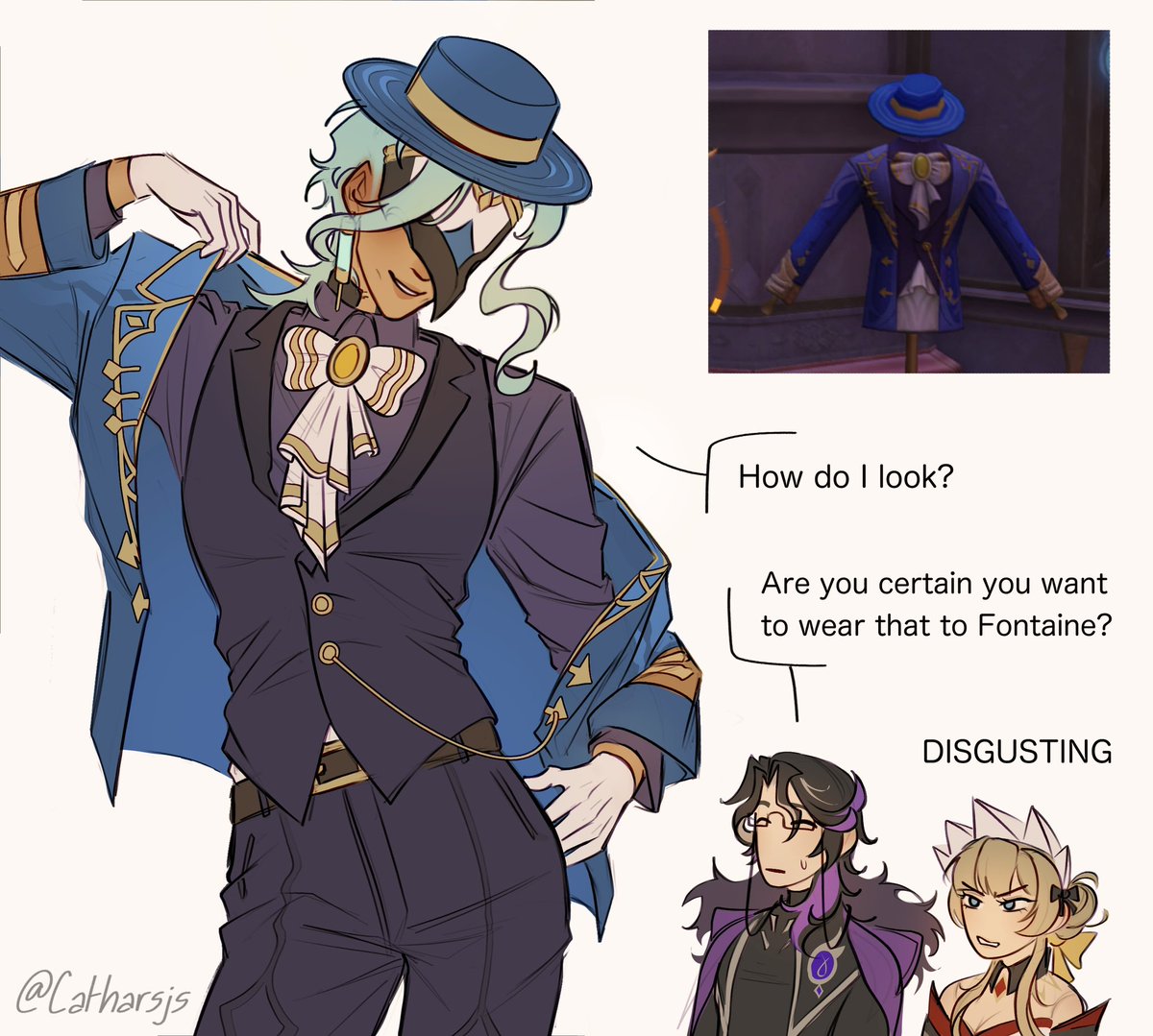 Catharsjs1864's tweet photo. dottore stop leaving your clothes in pantalone's office https://t.co/YBT02wh1VZ