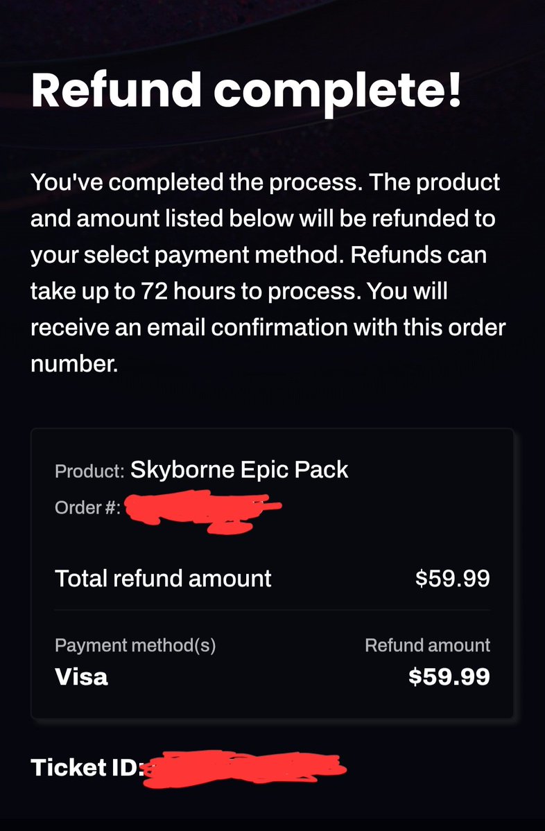 Dazarlian's tweet photo. Decided to refund the WoW: Forever Skyborne Epic Pack and just wait for the release... It's cool but $60 seems like highway robbery since it's basically a way for them to boost skyborne sales rather than a true beta test... I'm a casual so I don't know if they've charged before.. https://t.co/dUefmPP5o4