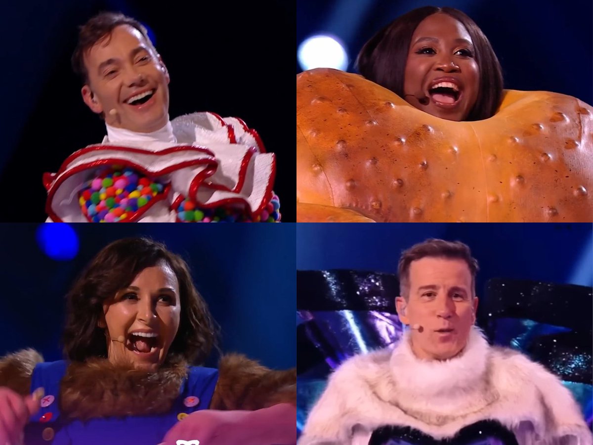 ShakyWoon's tweet photo. Let's welcome the judges!
#Strictly #StrictlyComeDancing #MaskedSingerUK https://t.co/JFvw34lPUL