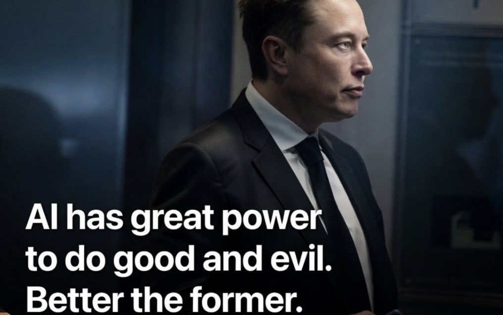CarlaDigru38122's tweet photo. @wholemars Scam Altman is as corrupt and taking advantage of people and the more people buy into his game then they become the sheep as Elon Musk says AI can be good or bad https://t.co/I0nR9hHWbY