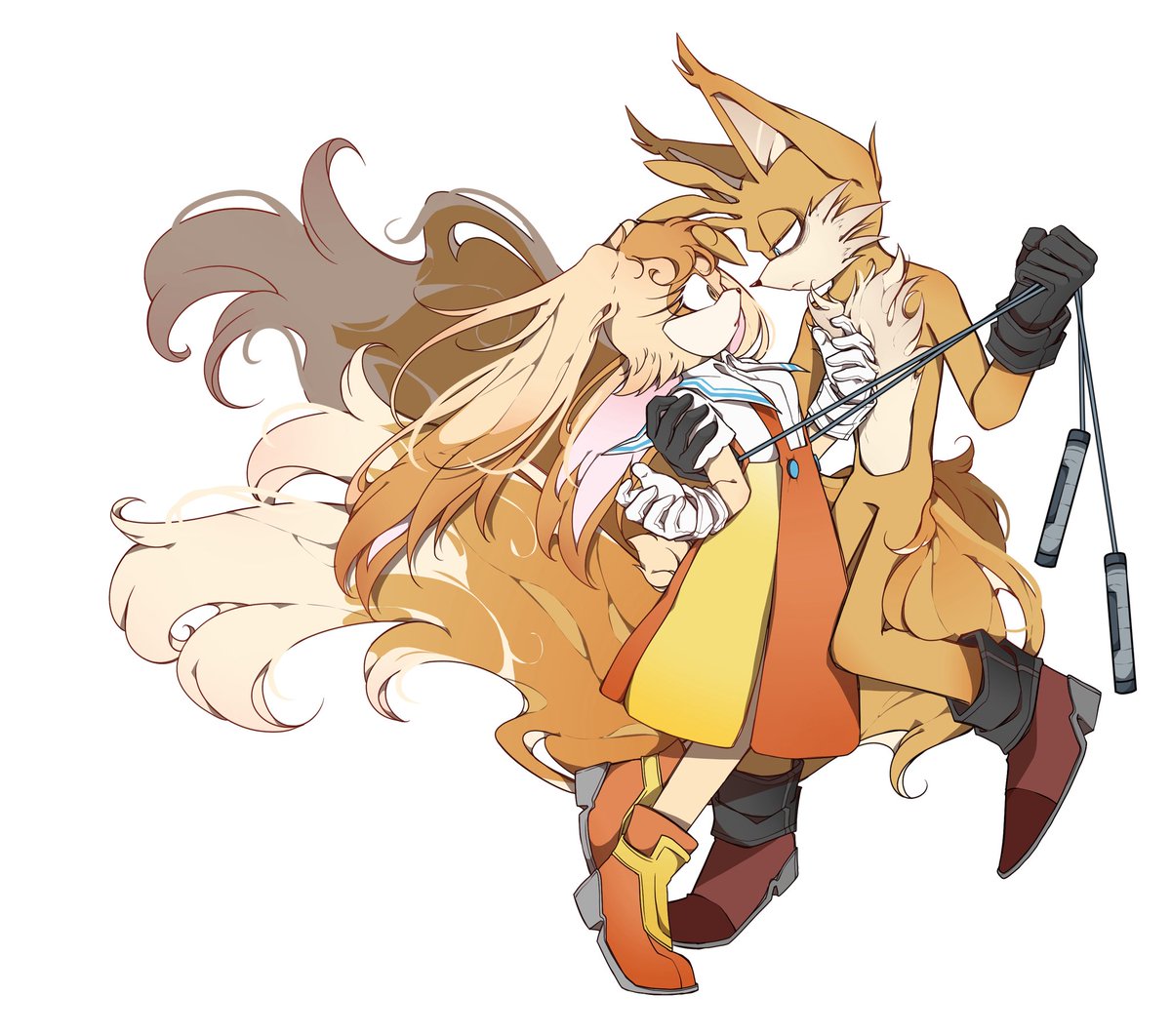 MercyBhk's tweet photo. I think Cream never let Miles be the rider when they were kids. 😭 hahah hope you like it 💚 
By the way, this ship is getting its own extra hashtag called -milream- 👀
#milream 
.
#Taiream #Tailsthefox #creamtherabbit #wwmh #milesprower https://t.co/slAbeaO0cs