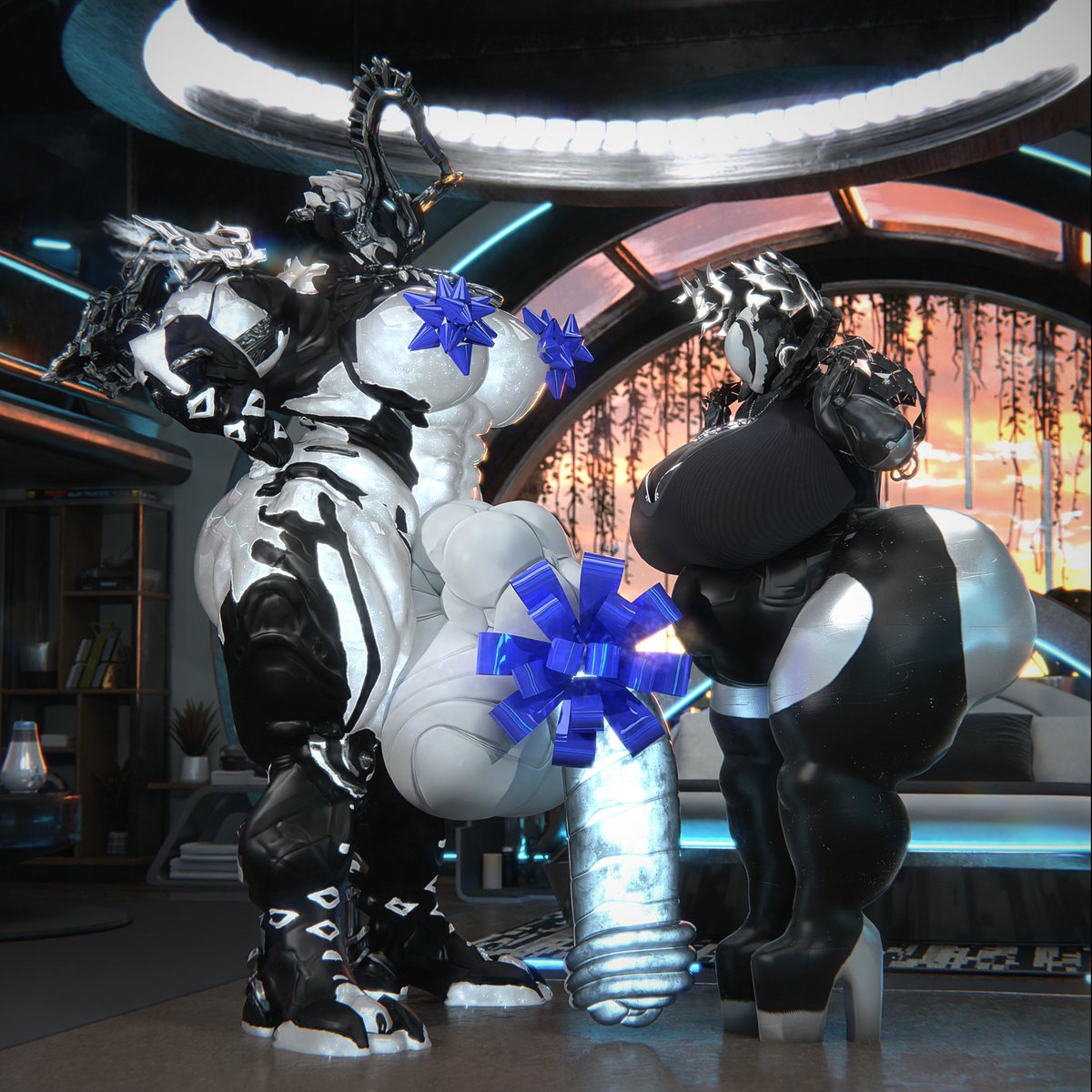 Elaskiskell's tweet photo. Once a fellow Tenno’s special day , that being birthday , surely another wishes to celebrate that ! 

And this Hildryn has brought a BIG present for the lovely Irona to celebrate her special day ! 

Lovely renders done by @qzk_forte go check them out :D https://t.co/Xrux9DvrOi