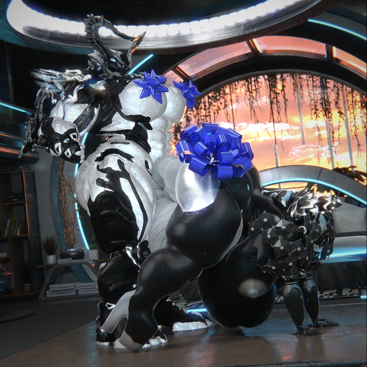 Elaskiskell's tweet photo. Once a fellow Tenno’s special day , that being birthday , surely another wishes to celebrate that ! 

And this Hildryn has brought a BIG present for the lovely Irona to celebrate her special day ! 

Lovely renders done by @qzk_forte go check them out :D https://t.co/Xrux9DvrOi