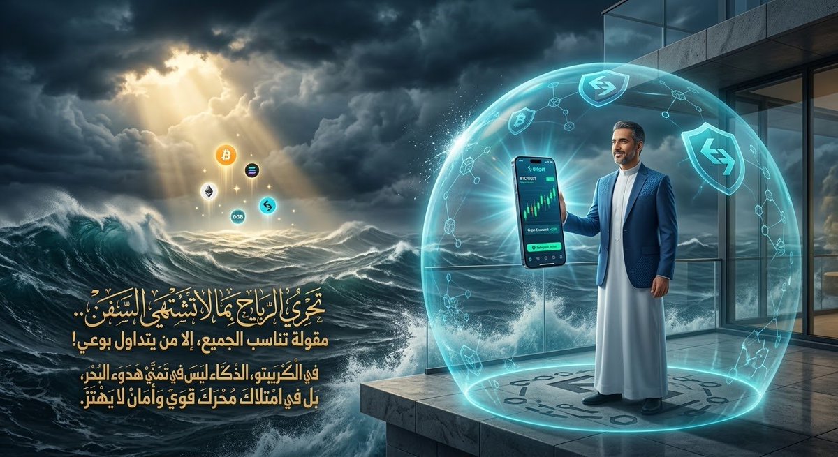 Ghostwalker97's tweet photo. «تجري الرياح بما لا تشتهي السفن».. مقولة تناسب الجميع، إلا من يتداول بوعي! 💡🎯
في الكريبتو، الذكاء ليس في تمني هدوء البحر، بل في امتلاك محرك قوي وأمان لا يهتز.
تداول، احمِ محفظتك، واقتنص الفرص مع #Bitget ⚡💎
@BitgetMENA 
https://t.co/Q2mcyiDqKA https://t.co/HLkG9E4RpW