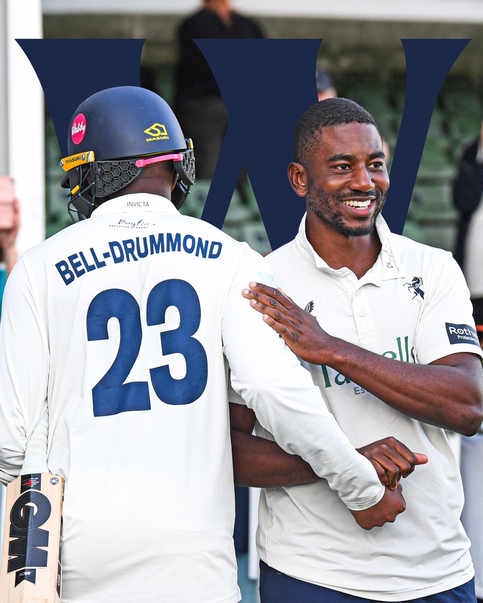 KentCricket's tweet photo. 𝓦e'll see you in Division One next year 🤝 https://t.co/ZKhNE9PEmv