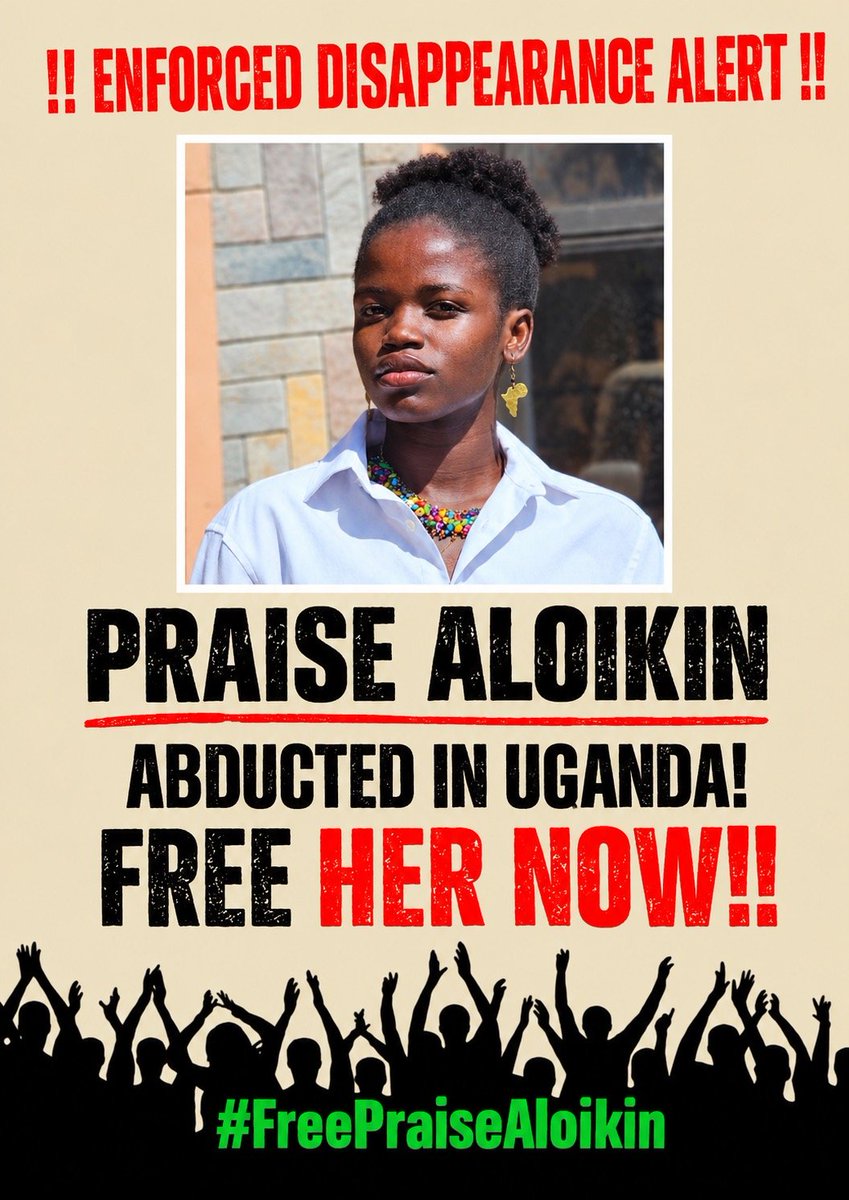 Che_Guevara_ZW's tweet photo. 1/2
Cdes, the news we are receiving from Uganda is deeply disturbing. We have received reports that Cde Praise was allegedly abducted by unknown assailants after she was called to the police for questioning over a matter we are yet to be informed about. #FreePraiseAloikin #Now https://t.co/7vZwCjqlZP