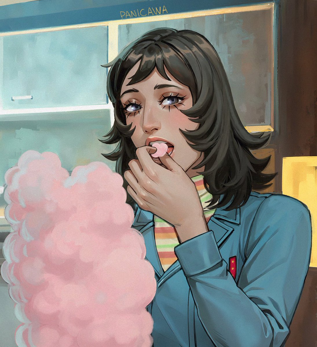 panicawa's tweet photo. Happy second anniversary to #Mouthwashing! My Anya artworks retrospective. https://t.co/kuX35AyZcw
