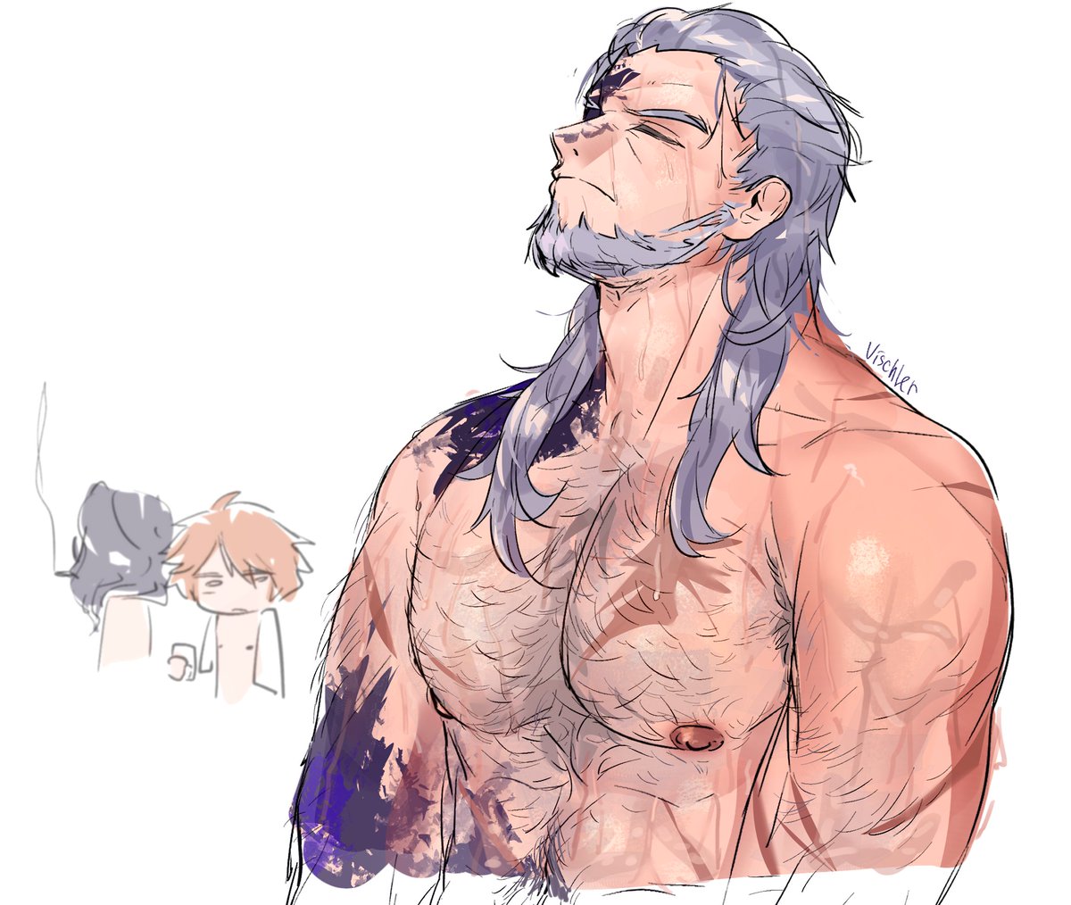 vi_sh_l_er's tweet photo. 🥵💦
#pierro #GenshinImpactㅤ https://t.co/D3VvwkEPYS