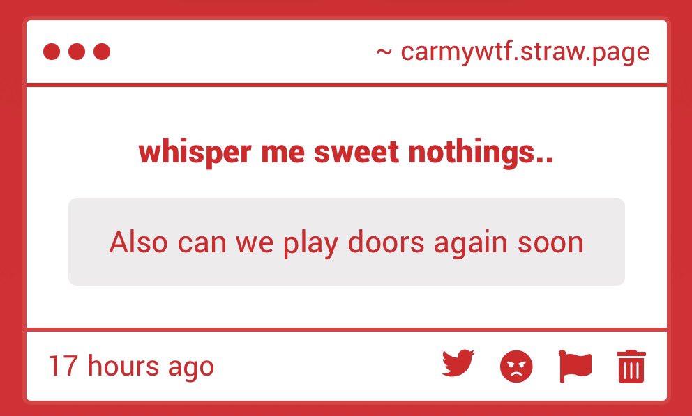 m1leyez's tweet photo. doors actually makes me wanna hurt myself https://t.co/FwXLcLskvZ