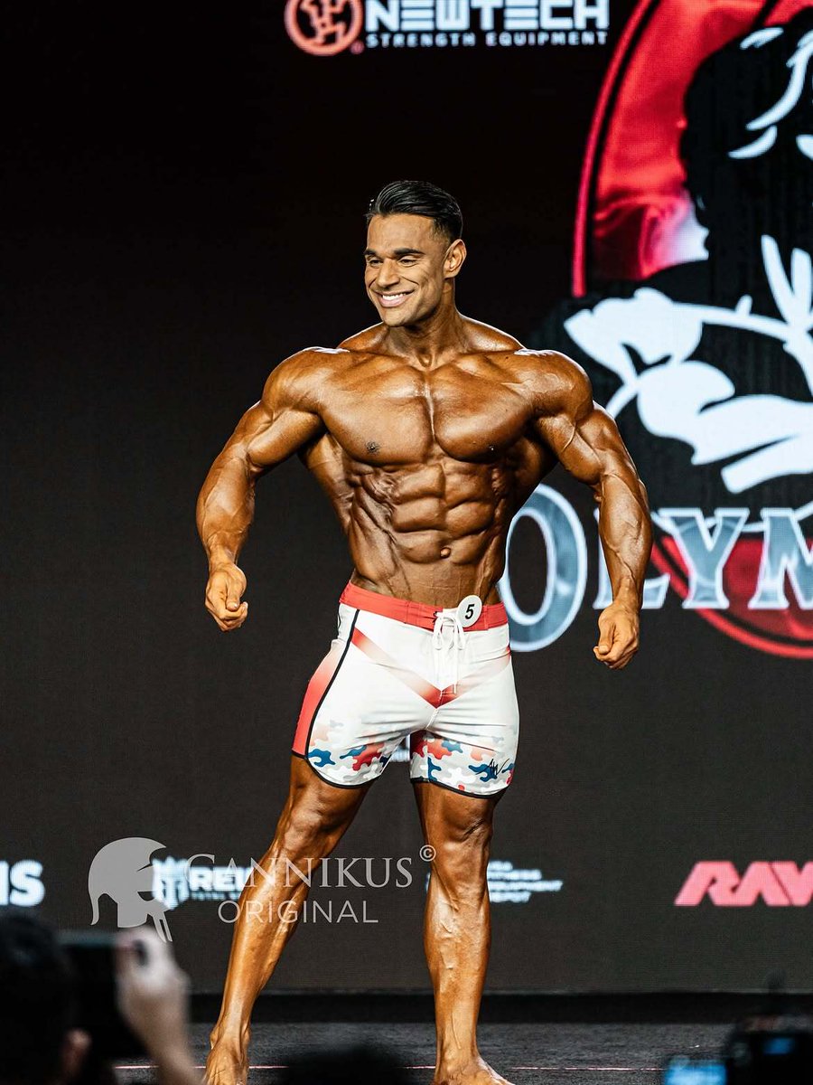 fitness_volt's tweet photo. @alihealth_1  at 2026 Men's Physique Olympia prejudging!!!

#bodybuilding  #olympia 

Via @gannikus_original https://t.co/N3GheBCXmv