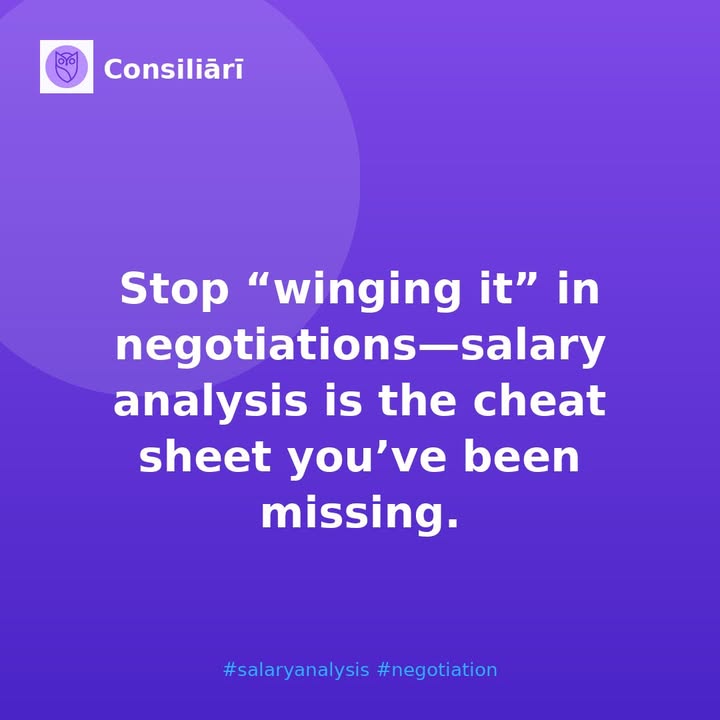 Consiliaricoach's tweet photo. Are you underpaid? Discover your true market worth & get AI‑powered negotiation scripts with Cōnsiliārī AI Salary Coach. Start now! #salary #coaching #aicoach #consiliari #jobs #career https://t.co/Fc6nizHZ2r