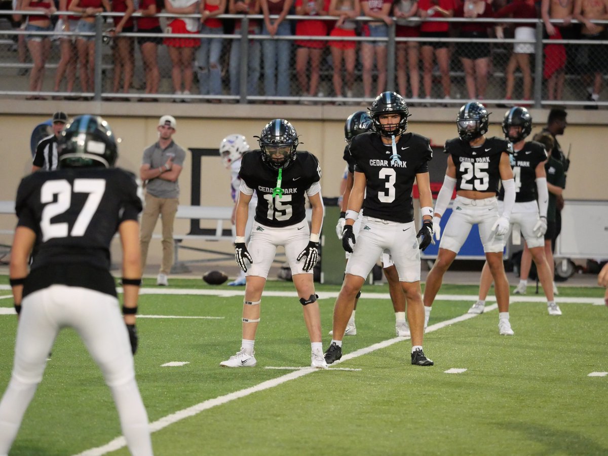SteveRCannatt43's tweet photo. Leander had a lot to say on socials. We handled it on the field. Cedar Park 56–0. Different standard. #OneStandard #Attack #NoQuit #LockedIn
@Cedar_ParkFB @CoachQCPProud @AllenMarrow @nadnerbmac https://t.co/fpFh1MFfBz