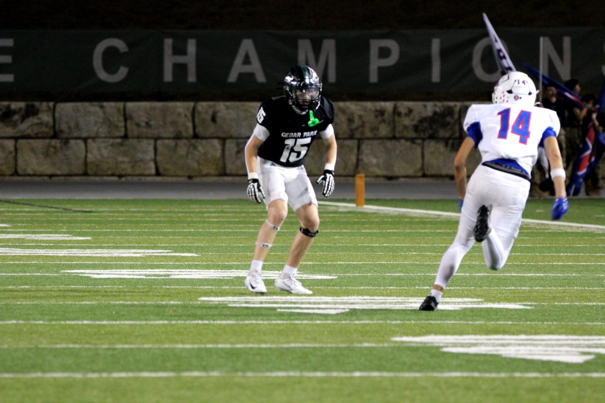 SteveRCannatt43's tweet photo. Leander had a lot to say on socials. We handled it on the field. Cedar Park 56–0. Different standard. #OneStandard #Attack #NoQuit #LockedIn
@Cedar_ParkFB @CoachQCPProud @AllenMarrow @nadnerbmac https://t.co/fpFh1MFfBz