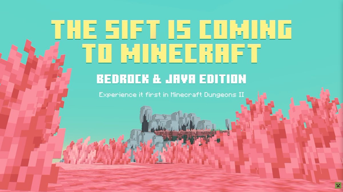 silentwisperer_'s tweet photo. THE SIFT DIMENSION IS COMING TO VANILLA MINECRAFT! This is a proper UPDATE that mojang has been working on for a LONG TIME! The first new dimension in 15 YEARS! (still no end update..) #minecraft https://t.co/4dhrQgDt6K