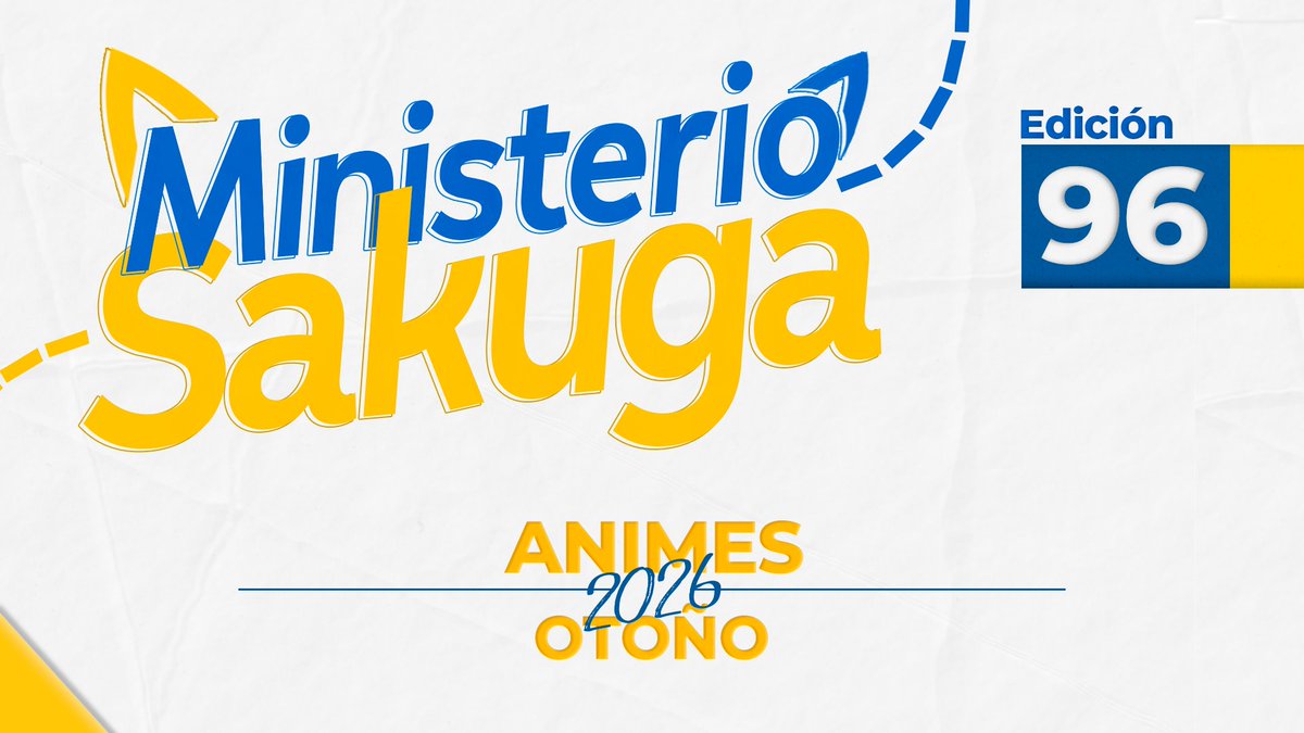 Manada_Anime's tweet photo. MINISTERIO SAKUGA #96 EN DIRECTO!

Vamos a analizar todos los animes de la temporada de otoño 2026

Además os traemos una pequeña sorpresa

Pasen a saludar papus!

Enlace del directo: https://t.co/KShaP5vzQ5 https://t.co/VcpgFg9LSX