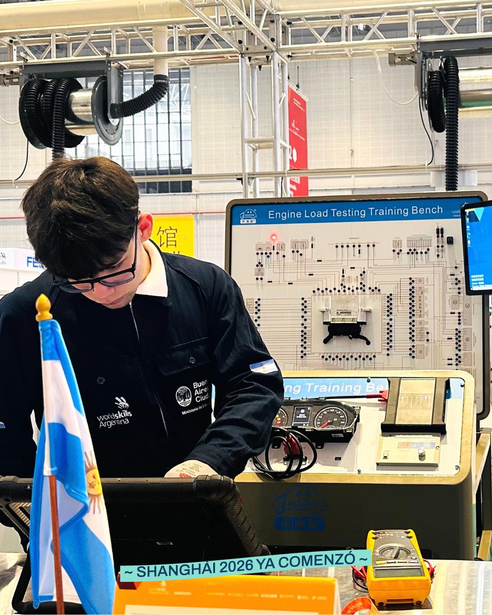 WorldSkillsARG's tweet photo. ¡Y llegamos al último día de competencia! 🇦🇷👷🏼🙌🏻🌎 https://t.co/L2yRAMcuTz