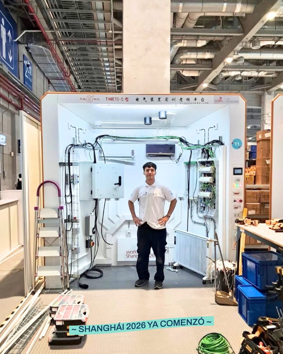 WorldSkillsARG's tweet photo. ¡Y llegamos al último día de competencia! 🇦🇷👷🏼🙌🏻🌎 https://t.co/L2yRAMcuTz