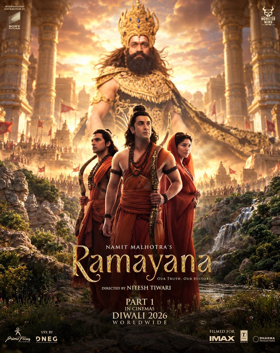 Ankitaker's tweet photo. RAMAYANA Poster Edit by Me https://t.co/QxC0OvWXkF