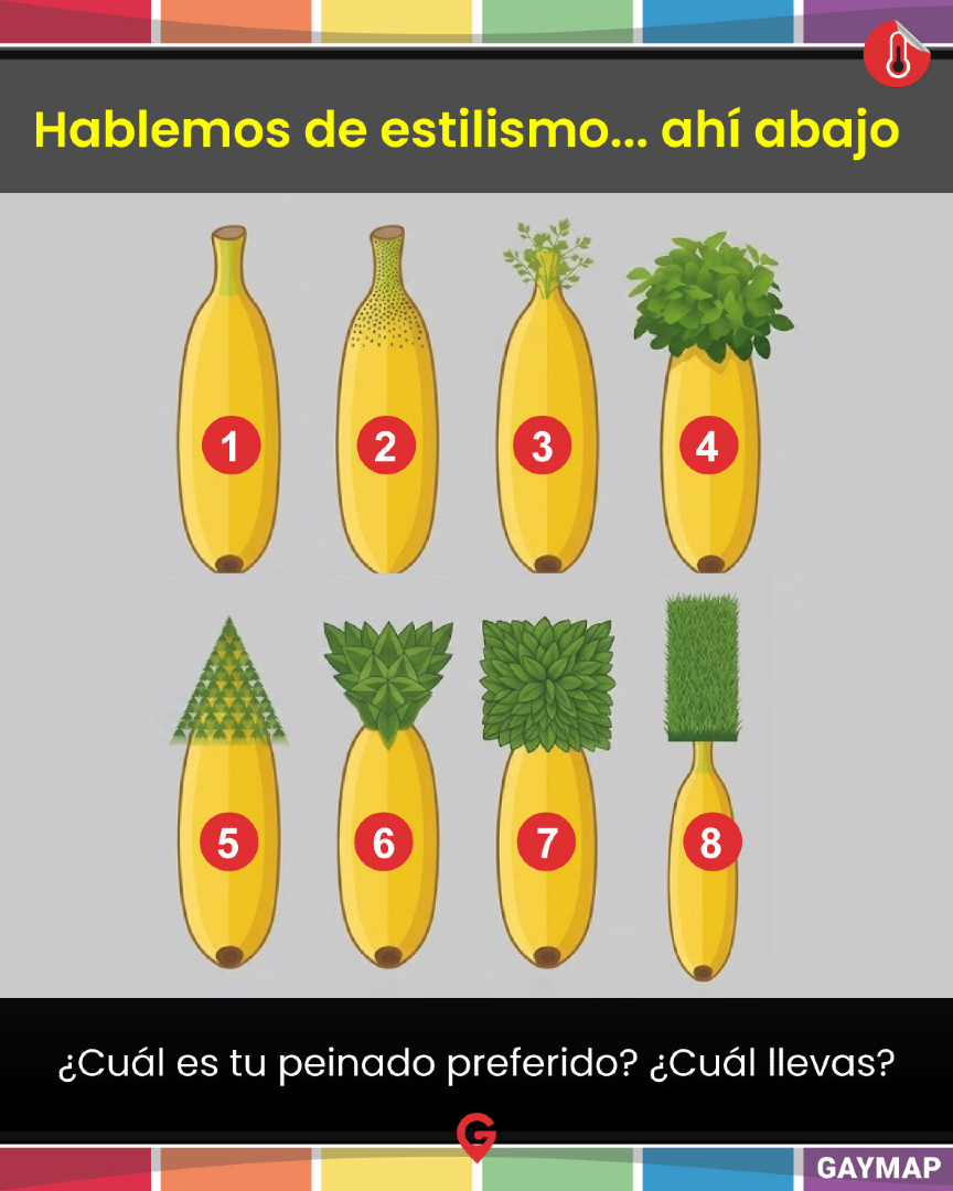 the_gaymap's tweet photo. El cuidado de "nuestro jardín" es puro arte. 🍌✂️ En El Termómetro de GAYMAP subimos la temperatura con este catálogo frutal de estilismo íntimo. 🌿✨
¿De qué equipo eres? Confiesa: ¿qué número prefieres y cuál llevas? 👇🔥
#GayMap #Manscaping #GaySpain #HumorGay https://t.co/jStKJMD8Kv