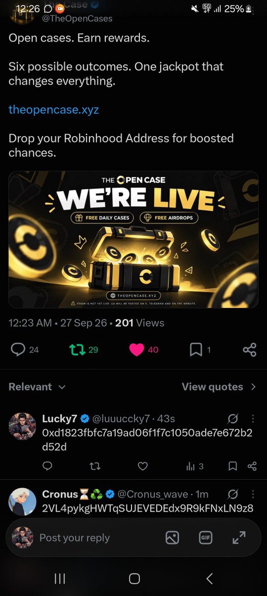 luuuccky7's tweet photo. @cryptohako there hako thankyou

C5Wp2TbbpgfLUaQ1DBUphDcxfpwiuFKNDVgTKZGc9L9j https://t.co/sL8NRWLuLU