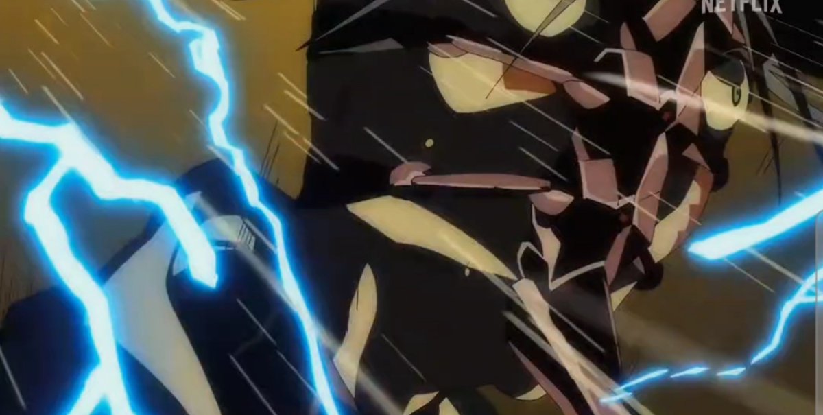 0000000x6zqn's tweet photo. #cyberpunkedgerunners2. 
#edgerunners2 

 That hand that grabs D's face might be Talia's. Just as David modified his body to save Lucy, wouldn't Talia do the same? Also, it seems like a rather important scene, with D causing a disturbance and then Talia running https://t.co/eaSWcKHlHw