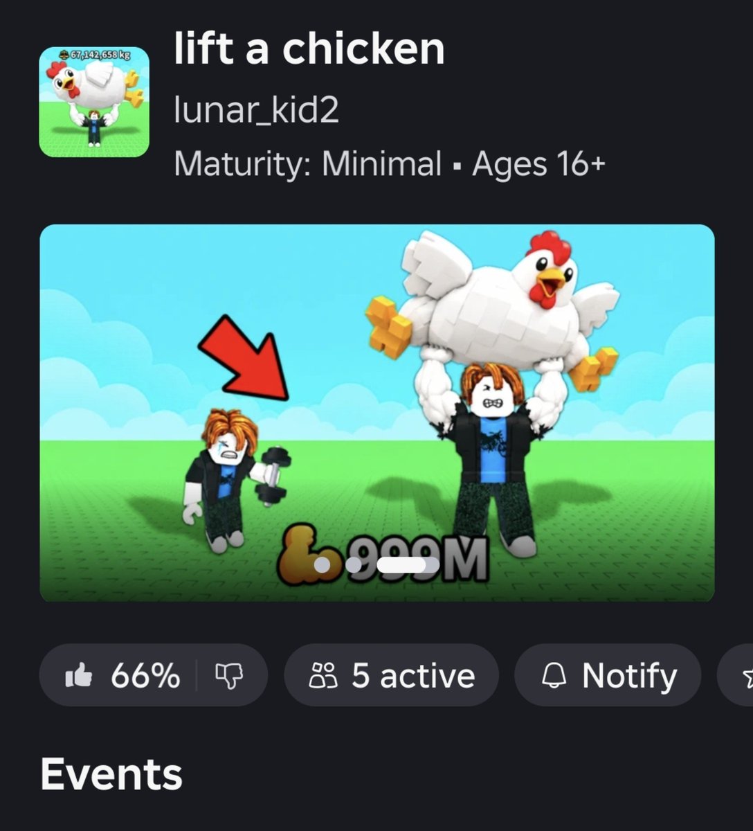 lunarkid143's tweet photo. My second roblox game, yes I know its slop 

This slops aren't profitable man ngl need to change strats, and ship better stuff https://t.co/tZVTdrwGEF