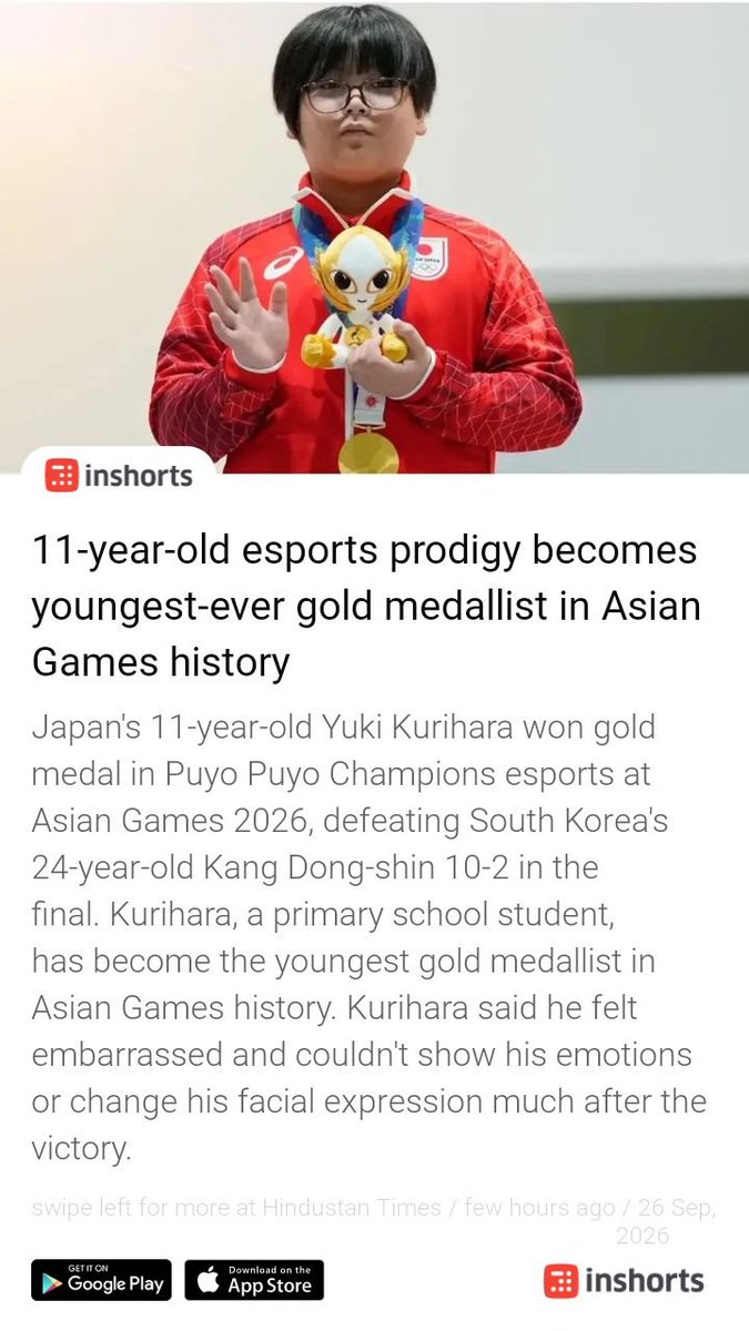AjayDua63's tweet photo. Save time. Download Inshorts, India's highest rated news app, to read news in 60 words.
https://t.co/BcQ1UaEjKa https://t.co/a4VYFCD3U0