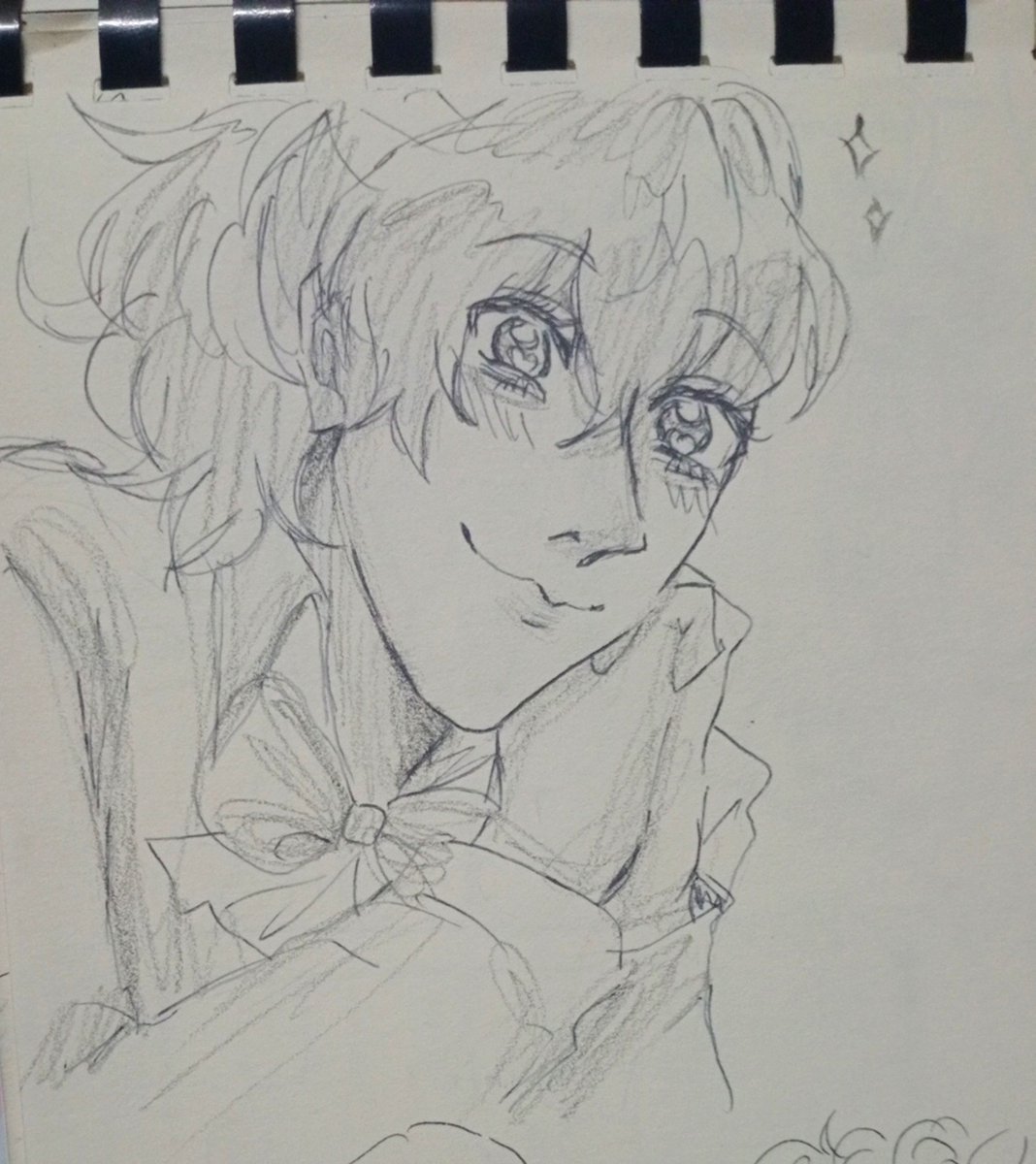 kumakuncore's tweet photo. kotone scribbles🩵
her coming to p5x helps me cope with her not being in reload at least😭 #kotoneshiomi #persona3 https://t.co/QkHp2ic64a