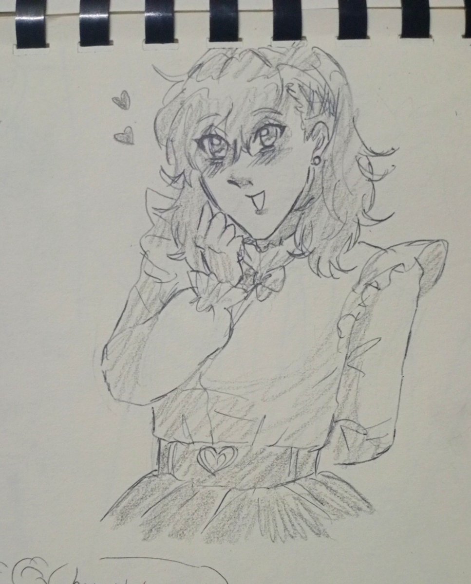 kumakuncore's tweet photo. kotone scribbles🩵
her coming to p5x helps me cope with her not being in reload at least😭 #kotoneshiomi #persona3 https://t.co/QkHp2ic64a