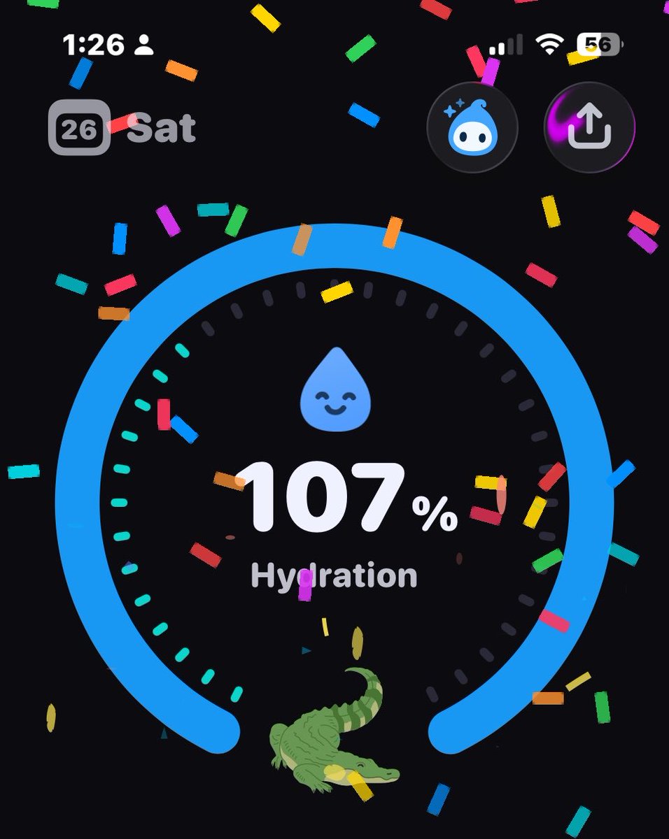 Ravenous_rot's tweet photo. I did my water. I had like 1.6 gallons of water so far https://t.co/QHU8Ipzyt9