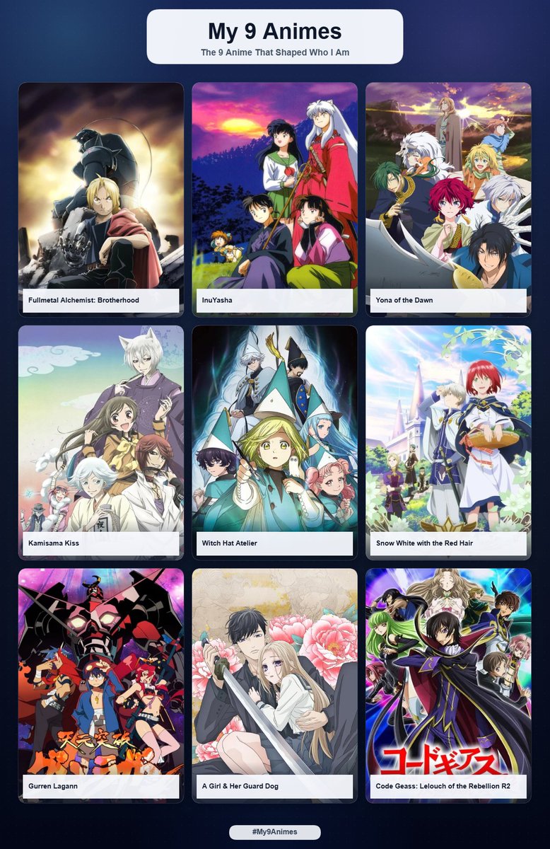StellaRuneVT's tweet photo. 9 Games and Anime that inspire me 💜🐺

Big monster go brrrr and cute romance anime :3 https://t.co/Y2og4Tgdrd