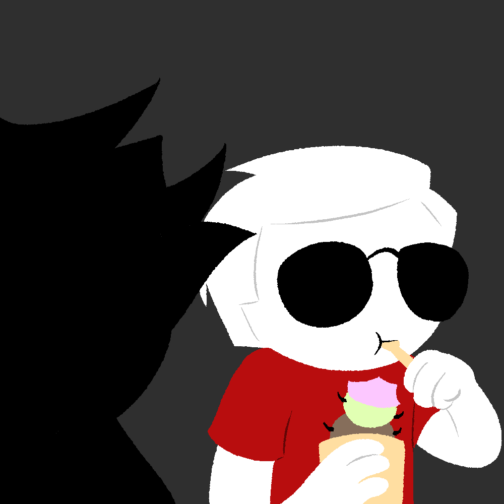 buzzingRoyalty's tweet photo. #davekatweek2026 day 7: PRIDE (1/9)

dave and kat are learning more about earth c society every day and how differently its developed from what they knew #davekat https://t.co/b3tjoushPy