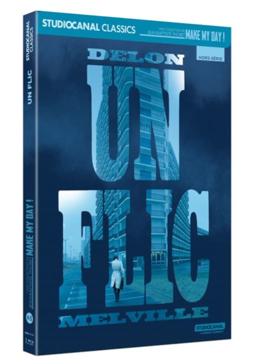 JePMelville's tweet photo. Le superbe visuel du futur blu-ray 4K de #UnFlic dans la collection "Make my day" de StudioCanal. Sortie prévue le 18 novembre ! https://t.co/I2l6sBoC0A