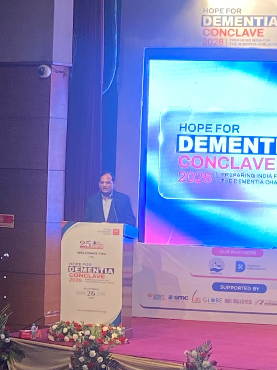 Sandhya_Writing's tweet photo. A big shout-out to the stellar work NGO @hope_ek #Hopekasha is doing at the conclave today “Hope for Dementia Conclave 2026” and preparing India for the #dementia challenge ! https://t.co/ZmyF6aBwVj