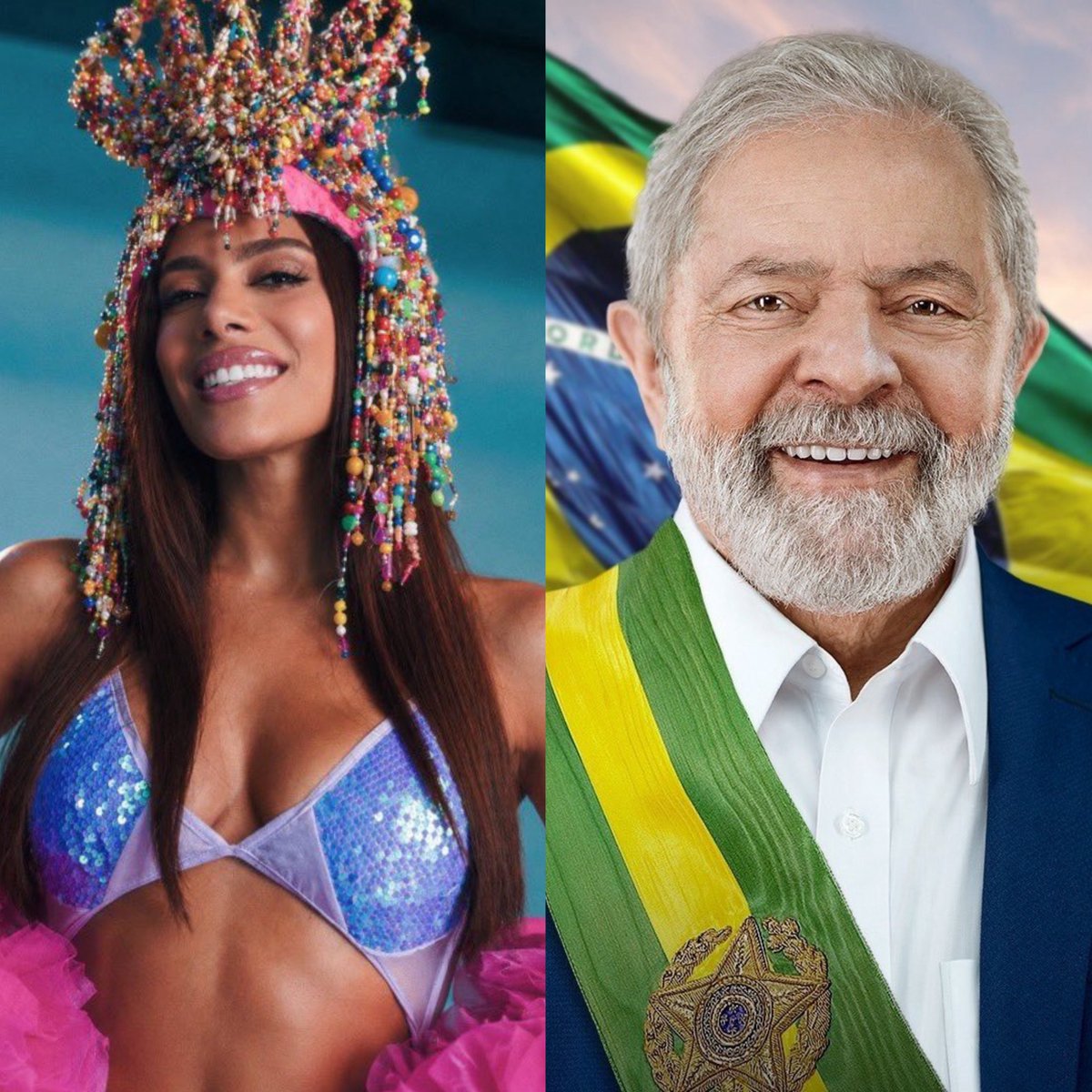 poponze's tweet photo. Anitta reiterou seu apoio à reeleição do presidente Lula em um post do cineasta Kleber Mendonça Filho. https://t.co/5BMdOJkuHc