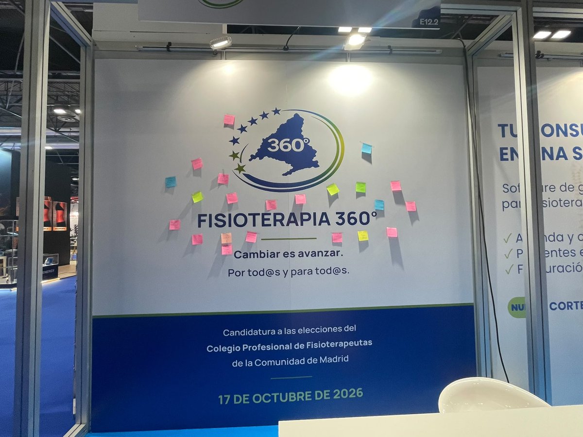 JAMUrrialde's tweet photo. Nuevo modelo de gestión, más cercano   y un cambio necesario  tras un ciclo agotado son las razones de mi apoyo  a @fisioterapia360 en el proceso electoral  de @cfisiomad  el próximo 17/10.Hoy en @fisio_expo lo he podido comprobar https://t.co/mlHizZGDcp