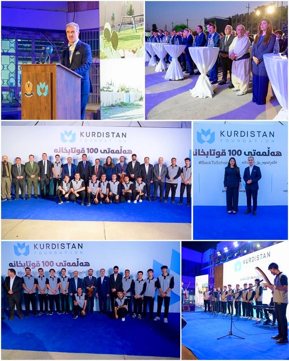 SafeenDizayee's tweet photo. I commend @KrdFoundation for successfully concluding the 100 Schools campaign in coordination with the KRG Ministry of Education. a valuable contribution to promoting education system in the Kurdistan Region. https://t.co/If8oemTBnz