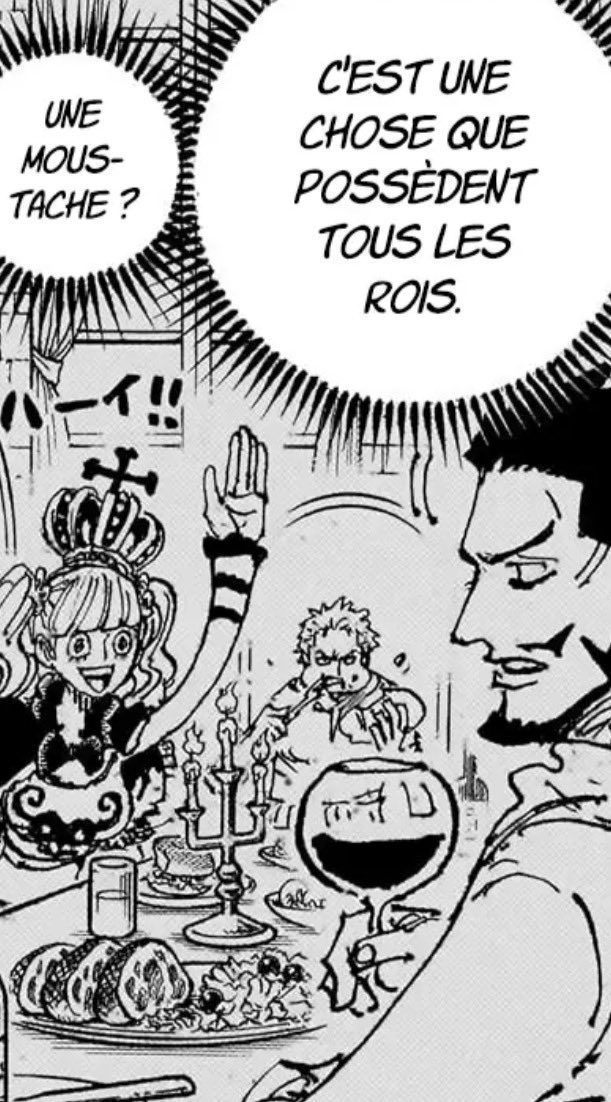 Chez_ib's tweet photo. #OnePiece1194 

" Il ne possède même pas le Haki des rois " 🤣🤣

Les problèmes c’est que personne analyse Mihawk en lecture pure 

Normalement tu captes direct que : 

- Mihawk est à Shanks ce que Sanji est à Zoro ( la ref de la diff de 1cm ) 
- Il était le rival de Shanks sur Marie geoise 
- Il est le descendant d’Imu 
- Il est légèrement meilleur que Shanks à l’épée et légèrement moins bon en Haki, top 5 du verse 
- Il possède ÉVIDEMMENT le HDR
- Le plus puissant du X guild donc officieusement le 4eme Yonko 

Vous pensez vraiment que ce type ne vas pas être broken mdrrr