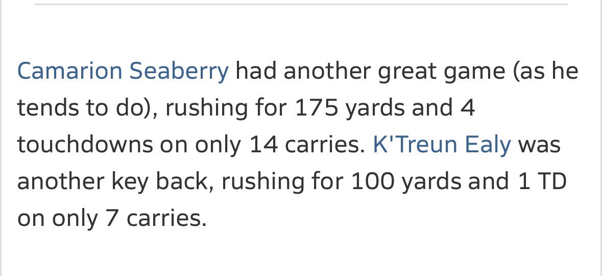 Camarions13's tweet photo. Week 6 Film | 175 Yards Rushing 14 Carries 4 Touchdowns ✝️  @CSmithScout @CoachGute2 @SaulsberrySr @CoachDC72 @CoachUno1 @CoachLeno_UTM @_CoachWyatt @CoachGolding @robarmstrong41 @coach_jrob31 @CoachThrower55 @CoachTucker25 @Coach_Gurau @CoachSanders14 @OLCoachKnox @___Dwil https://t.co/LIZScjxU7q