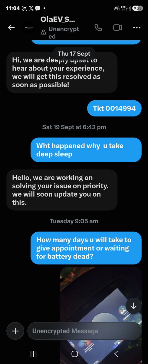 atulmobilemall's tweet photo. @bhash  very pathetic service by @OlaElectric why u people are exploiting poor people  like me ,no appointment for 2 months https://t.co/FZwggdAqMw