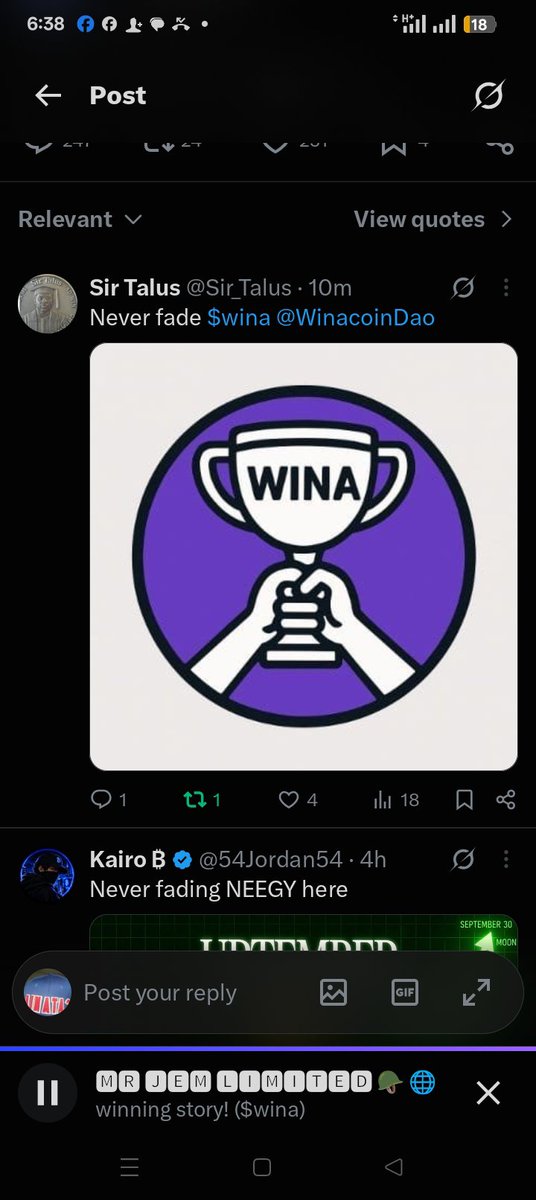 KelechiDike17's tweet photo. @Sir_Talus @CoinMarketCap @WinacoinDao https://t.co/3AKdSEBnwN