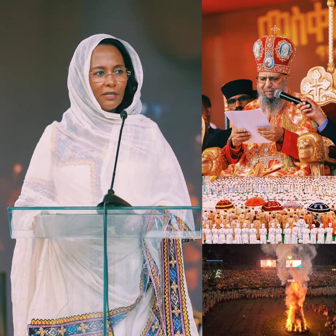 AdanechAbiebie's tweet photo. የዘንድሮዉ የመስቀል ደመራ በዓል በርካታ ህዝብና ቱሪስቶች በተገኙበት እጅግ ባማረ እና በደመቀ መልኩ በመስቀል አደባባይ ተከብሯል !

በዓሉ በደምቀት እሴቱን ጠብቆ  እና ሰላማዊ ሆኖ እንዲጠናቀቅ ላደረጋችሁ አካላት ሁሉ ምስጋና ይገባችሁል።
መልካም በዓል

ፈጣሪ ኢትዮጵያንና ህዝቦቿን ይባርክ

Ayyaanni Daamaraa Masqalaa baranaa bakka uummannii fi turistoonni hedduun argamanitti bifa baay'ee miidhagaa fi ho'aa ta'een addabaabayii Masqalaatti kabajameera. 

Ayyaanichi miidhaginaan duudhaa isaa eeggatee fi nagaa ta'ee akka xumuramu qaamota taasistan hundaaf galanni isiniif mala. 
Ayyaana Gaarii

Waaqni Itoophiyaa fi uummata ishee haa eebbisu