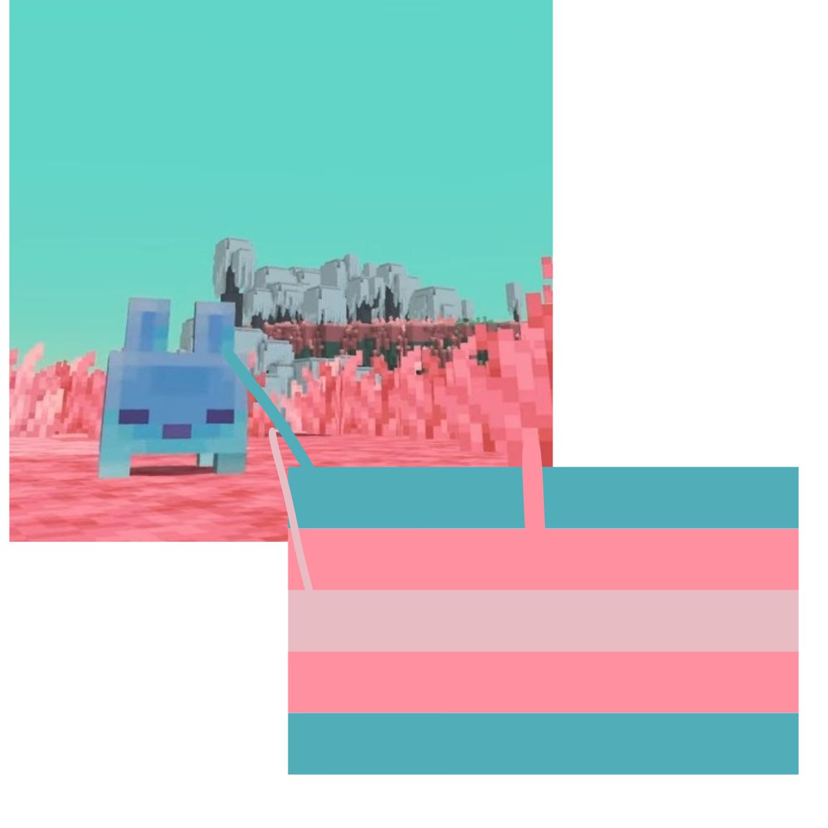 MoonWing_Hi's tweet photo. sift is the transgender dimension of minecraft https://t.co/UA5RAIfXY3